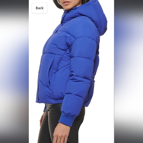 ⛔️SOLD⛔️🆕️NWT Levi's Women's Cinch Waist Puffer Jacket Crop Puffer Coat - Picture 5 of 16